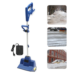 Electric Snow Thrower Energy-efficient Hand Push Snow Shovel Rechargeable Cordless Snow Blower W/Charger&10 Li-ion batteries