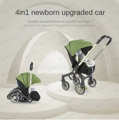 Baby Stroller Safety Car Seat Cart Carriage Lightweight Multi-functional Travel System Baby Pushchair Baby Carriage