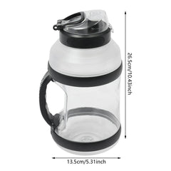 2l Rechargeable Blender, Fresh Fruit Juicer, USB Portable Juicer Bottle- Black