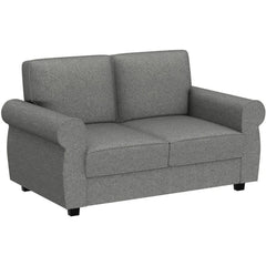 56” Loveseat Sofa, Small Love Seat Couch for Small Space, Living Room, Bedroom, Office, Dorm Modern Velvet 2 Seater Couch