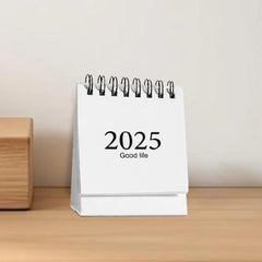 2025 Mini simple small desk calendar Desktop Calendar pocket portable calendar desktop decoration Home Office School Supplies