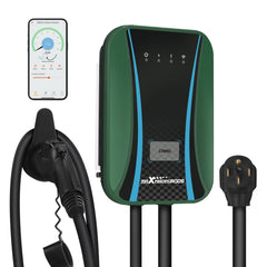 40A EV Charger Electric Car 24FT SAE J1772 EVSE UL Listed Level 2 NEMA 14-50 Home Car  NEMA 14-50 Plug 240V 48A Max for Toyota