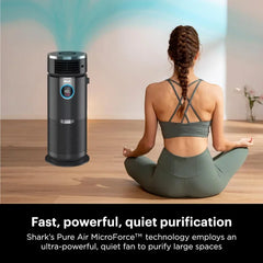 QWShark HC451 3-in-1 Clean Sense Air Purifier,Heater;Fan,Oscillating,Captures 99.98% of Particles for Clean Air,Dust,Smoke