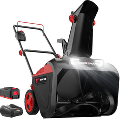 40V Cordless Snow Blower-21-in Snow Blower Battery Powered Battery and Charger Included HB2421 Quick Snow Removing