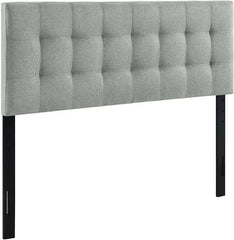 Lily Tufted Linen Fabric Upholstered Twin Headboard in Gray cabeceira de cama box casal  bed headboard  cabecero cama