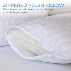 Diamond Elegant Bed Pillows in Bulk for Sleeping Queen Size 10 Pack Pillows Pillow 100% Cotton Cover Freight Free