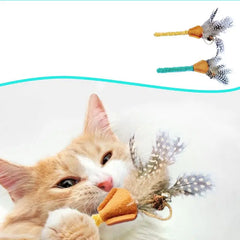 Cat Teething Stick Cute Interactive Cat Teaser Toy Cat Chew Stick Cat Chew Toys Kitten Teaser Wand Funny Cat Chew Stick For