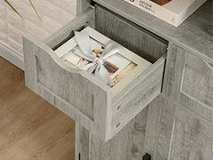 Bathroom cabinet, large storage rack, bathroom cabinet with 2 drawers and 2 shelves, bathroom floor standing cabinet