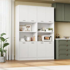 Cabinets.Kitchen Pantry Cabinet,71Tall Cupboard Pantry Cabinet with Doors andAdjustable ShelvesFreestandingUtilityStorageCabinet