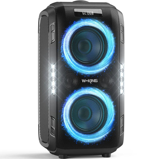 W-KING 250W PEAK Large Bluetooth Speaker Loudest/Massive 120dB/12 Custom Bass, V5.3 Big Party Boombox Portable Speaker Wireless