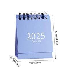 2025 Mini simple small desk calendar Desktop Calendar pocket portable calendar desktop decoration Home Office School Supplies