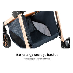 Luxury Portable Travel Pram 3 in 1Baby Stroller High Landscape Baby Pushchair Baby Travel Stroller Newborn Stroller