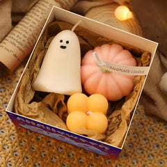 Pumpkin Candles Scented Halloween Party Decoration Candle Cartoon Shape Scented Candles Women Aromatherapy Kitchen Table Decor