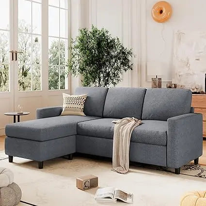 Sectional Sofa Couches for Living Room,L Shaped Couch with Reversible Chaise,for Small Space As Apartment, Living Room Sofas