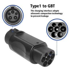 Lonlink EV Charger Adapter TYPE 1 TO GBT 3 Phase 32A Converter Standard Electric Vehicle charging Ev Connector For EV Car