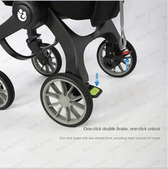 Baby Stroller Safety Car Seat Cart Carriage Lightweight Multi-functional Travel System Baby Pushchair Baby Carriage