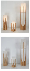 Japanese Style Creative Floor Lamp Designer Living Room, Bedroom, Sofa, Bedside Wooden Decorative Lighting Lamp