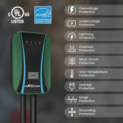 40A EV Charger Electric Car 24FT SAE J1772 EVSE UL Listed Level 2 NEMA 14-50 Home Car  NEMA 14-50 Plug 240V 48A Max for Toyota