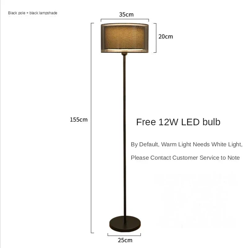 Nordic Floor Lamp Ins Creative Personality Simple Modern Bedroom Bedside Living Room Sofa LED Vertical Led Table Lamp