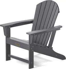 Adirondack Chair | Adult-Size, Weather Resistant for Patio Deck Garden, Backyard & Lawn Furniture | Easy Maintenance