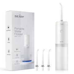 SEJOY Oral Irrigator Electric Water Flosser For Teeth Dental Oral Irrigator Portable Rechargeable Portable Teeth Cleaner