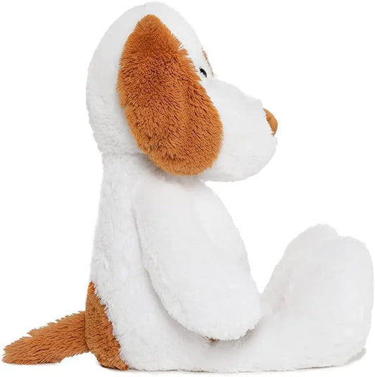 MorisMos Soft Dog Stuffed Animal Large, Cute Stuffed Dog Plush Toy, Cuddle Dog Hugging Pillow for Kids, 20in, White, Brown