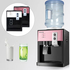 5 Gallon Top Loading Countertop Water Cooler Dispenser Hot&Cold Water Drinking Machine Rose Gold/White for Home