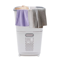 3 Tier Laundry Hamper Holder Dirty Clothes Washing Storage Basket Storage Cart