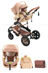 Baby Stroller Combo Car Seat Travel System Wagon Stroller Free Shipping Pram Portable  baby Carriage Bassinet Pram