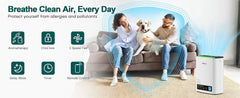 Purifiers for Home Large Room Up to 1100ft², HEPA Filter Air purifier Removes 99.97% of Allergens,Dust,Smoke