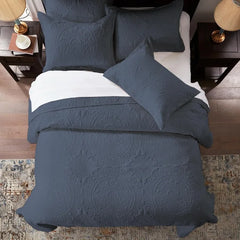 Bedding Set- Embossed, Bedspreads-Lightweight All Season Soft Microfiber Bedspread, Bed Coverlet for All Seasons