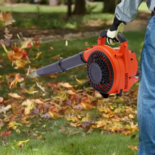 25.4cc 2-Stroke Gas Powered Leaf Blower Handheld Gas Blower 4.59ft³/h