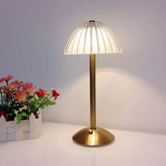 Nordic Crystal Rechargeable Table Lamp   Lamp  Dimmable Golden Desk Lamp Living Room Bedroom Hotel Lamp Bedside Lamp