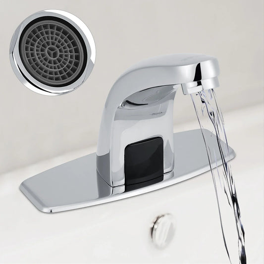 Automatic Infrared Sensor Faucet Kitchen Bathroom Sink Cold Water Tap with Control Box