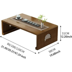 Table Folding Coffee Table Foldable Floor Low Tables for Living Room,Dining Room,Tea,Tatami,(47.24 * 19.68 * 12.2 INCH)