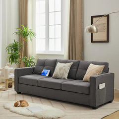 Sofa Couch Sectional Couches Living Room, Living Room Furniture Comfy Modular Convertible Sofas Ottoman, Home Sofa Set Chaise