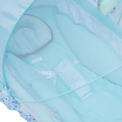 Electric Baby Bassinet Sleeper 5-speed Automatic Rocking Baby Rocker Bluetooth Connection + Timing Adjustable