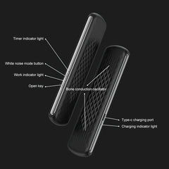 Under Pillow Bone Conduction Bluetooth Speaker Wireless Bluetooth Pocket Soundbar Music Box Built-In White Noise Improve Sleep