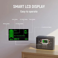 260W Portable Power Station.178Wh Solar Generator(Solar Panel Not Included) with 2 110V/260W AC Power Socket Backup Power