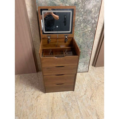 3 in 1 Vanity Desk with Plip Top Mirror, Small Make Up Vanity Set  Makeup Vanity with Drawers, Dressing Table for Bedroom