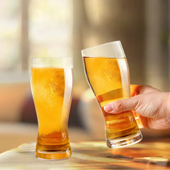 20oz Beer Glasses Set of 4 Beer Pint Glass. Craft Beer Glass, Pilsner Glasses, IPA Beer Glass. Solid Glassware Beer Cup