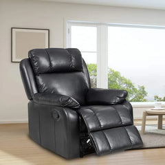 Recliner Chair Leather Sofa Recliner Couch Manual Reclining Home Theater Seating Manual Recliner Motion for Living Room Furnitur