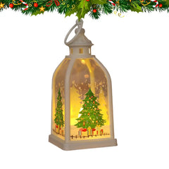 Christmas Candle Lantern Lighted Tabletop Christmas Decoration Battery Operated LED Candle Light For Holiday Centerpieces Table