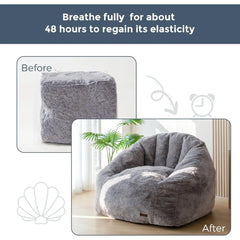 Jumbo Bean Bag Chair, Bean Bag Sofa for Adults and Children with Padding, Casual Floor Sofa, Bean Bag Sofa Chair