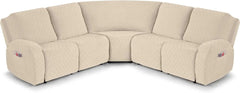 Extra Large Reclining Sectional Couch Covers, L Shape Sectional Sofa Corner Seater, Thick, Soft Sofa Slipcovers