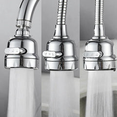 3Mode Universal Faucet Adapter Kitchen Aerator Shower Head Pressure Home Water Saving Bubbler Splash Filter Tap Nozzle Connector