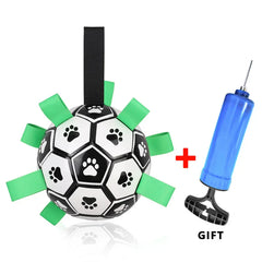 Dog Football Toy Pet Dog Outdoor Training Toys Dog Interactive Toy For Small Medium Breeds Soccer Ball Funny Dog Bite Chew Toys