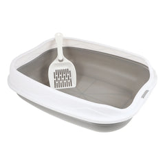 Cat Litter Box Semi-enclosed Pet Bedpan Anti-splash Cats Plastic Bins Training Potty Anti-Splashing Toilet Inclosed Boxes