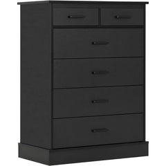 Dresser for Bedroom,Wood Storage Tower Clothes Organizer, Chest of 6 Drawers, Large Capacity Storage Cabinet,Tall Dressers