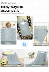 Baby Blankets Super Soft Neworn Infant Babies Boys Girls Cotton Knit Sleep Quilts Covers for Stroller 90*70cm Kids Throwing Mats